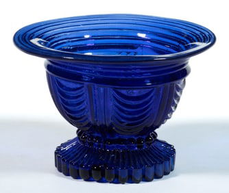 PATTERN-MOLDED DRAPE FOOTED OPEN SALT