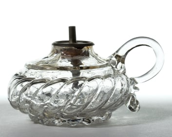 BLOWN-MOLDED WHALE OIL TOY FINGER / SPARKING LAMP