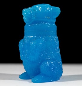 PRESSED MUZZLED BEAR SMALL-SIZE JAR