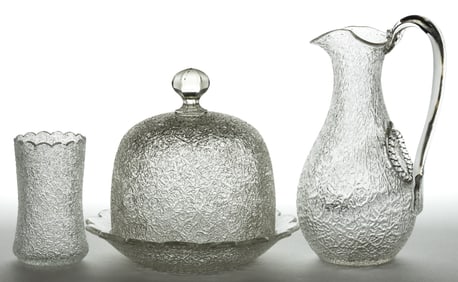 ASSORTED OVERSHOT ARTICLES, LOT OF THREE