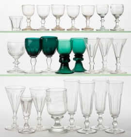 ASSORTED DRINKING VESSELS, LOT OF 24