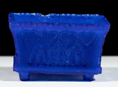 GA-4A GOTHIC ARCH AND HEART PRESSED OPEN SALT