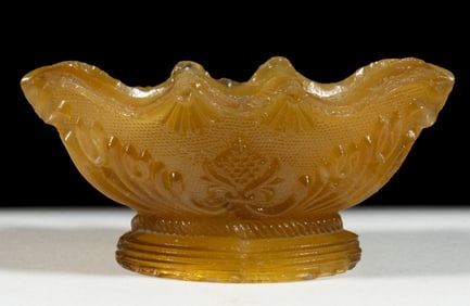 UNLISTED OP OVAL PEDESTAL PRESSED OPEN SALT