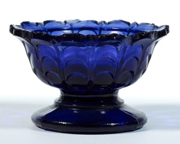 PEACOCK FEATHER / SCALES VARIANT PRESSED OPEN SALT