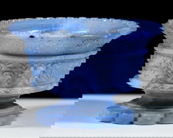 RP-3 ROUND FLORAL PRESSED OPEN SALT