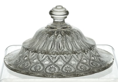 PRESSED LACY HAIRPIN PATTERN COMPOTE COVER