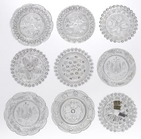 LEE/ROSE NO. 124-A - 160-B CUP PLATES, LOT OF 21