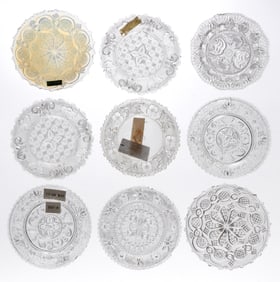 LEE/ROSE NO. 229 - 257-A CUP PLATES, LOT OF 21