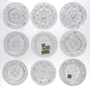 LEE/ROSE NO. 229 - 269-D CUP PLATES, LOT OF 17