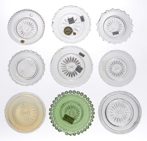 LEE/ROSE NO. 499 - 550 CUP PLATES, LOT OF 35