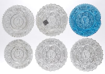 LEE/ROSE NO. 562-A - 569 CUP PLATES, LOT OF 12