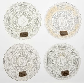 LEE/ROSE NO. 563 - 632 CUP PLATES, LOT OF 19