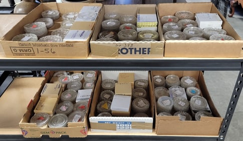 ASSORTED PRESSED GLASS CUP PLATES, UNCOUNTED LOT