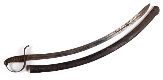 VIRGINIA MANUFACTORY SECOND MODEL CAVALRY SABER AND SCABBARD