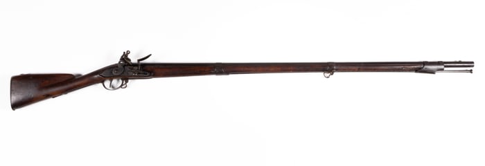REVOLUTIONARY WAR "US" SURCHARGED AND BRANDED FRENCH MODEL 1763 CHARLEVILLE MUSKET