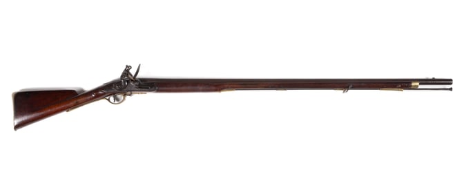 BRITISH (SCOTTISH) MILITARY SHORT LAND PATTERN 1777 TYPE 3 "BROWN BESS" FLINTLOCK MUSKET