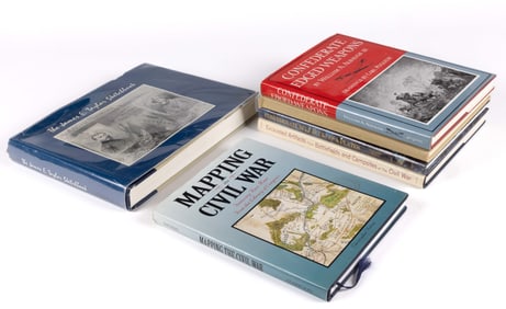 AMERICAN CIVIL WAR MILITARY REFERENCE VOLUMES, LOT OF SIX