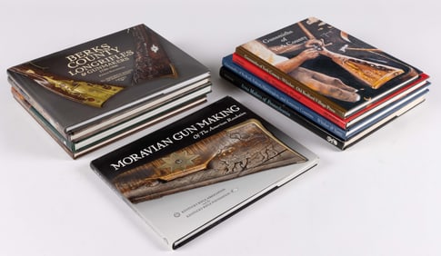 PENNSYLVANIA LONG RIFLE / FIREARMS REFERENCE VOLUMES, LOT OF NINE