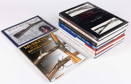 REVOLUTIONARY WAR AND MILITIA FIREARMS REFERENCE VOLUMES, LOT OF EIGHT