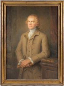 DAVID SILVETTE (VIRGINIA, 1909-1992) PORTRAIT OF THOMAS JEFFERSON