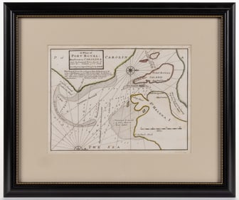 HERMAN MOLL (ENGLISH, C. 1654-1732) MAP OF SOUTH CAROLINA