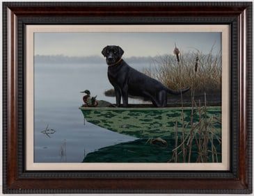 DAVID LANIER (GEORGIA, B. 1962) HUNTING / SPORTING PAINTING