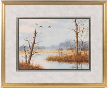 WILLIAM REDD TAYLOR (VIRGINIA, 1938-2018) HUNTING / SPORTING SCENE