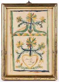 PENNSYLVANIA FOLK ART BOOKPLATE