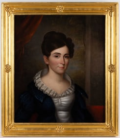 GEORGE E. COOKE (AMERICAN, 1793-1849), ATTRIBUTED, PORTRAIT OF A LADY