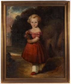 AMERICAN SCHOOL (19TH CENTURY) PORTRAIT OF A GIRL