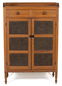 FULKS RUN, ROCKINGHAM CO., SHENANDOAH VALLEY OF VIRGINIA, POPLAR AND YELLOW PINE PUNCHED-TIN-PANELED