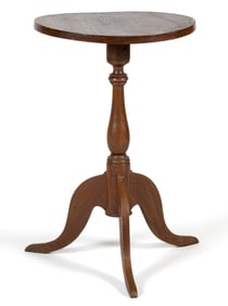 SHENANDOAH VALLEY OF VIRGINIA WALNUT CANDLESTAND