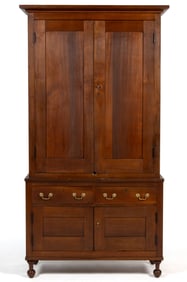 NORTH CAROLINA FEDERAL WALNUT LINEN PRESS