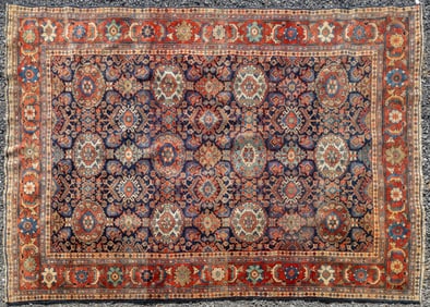 ANTIQUE TABRIZ PERSIAN ROOM-SIZE RUG / CARPET