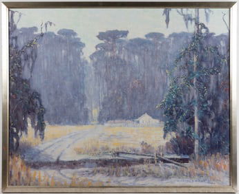 WILLIAM POSEY SILVA (AMERICAN, 1859-1948) GEORGIA LANDSCAPE PAINTING