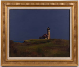 ROBERT CARDINAL (CANADIAN-AMERICAN, B.1937) CAPE COD, MASSACHUSETTS COASTAL LANDSCAPE WITH