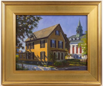 STEVE KENNEDY (AMERICAN, XX-XXI) PROVINCETOWN, MASSACHUSETTS STREET SCENE