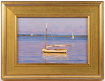 STEVE KENNEDY (AMERICAN, XX-XXI) PROVINCETOWN, MASSACHUSETTS COASTAL VIEW
