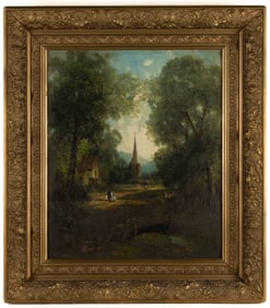 AMERICAN SCHOOL (19TH CENTURY) LANDSCAPE PAINTING