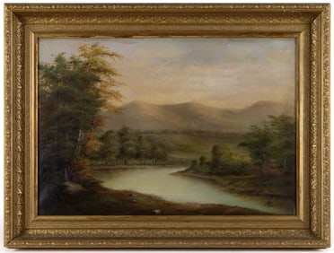 AMERICAN SCHOOL (19th CENTURY) LANDSCAPE PAINTING