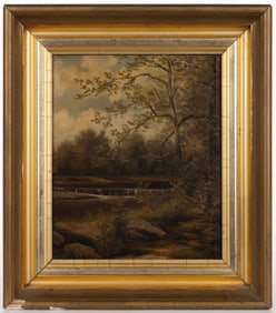 AMERICAN SCHOOL (19TH CENTURY) LANDSCAPE PAINTING