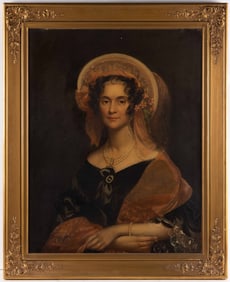 GEORGE PETER ALEXANDER HEALEY (AMERICAN, 1813-1894), ATTRIBUTED, PORTRAIT OF SARAH "SALLIE" COLES