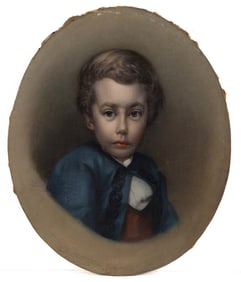 JOSEPH ALLEN HASKELL (AMERICAN, 1808-1894) PORTRAIT OF A YOUNG BOY
