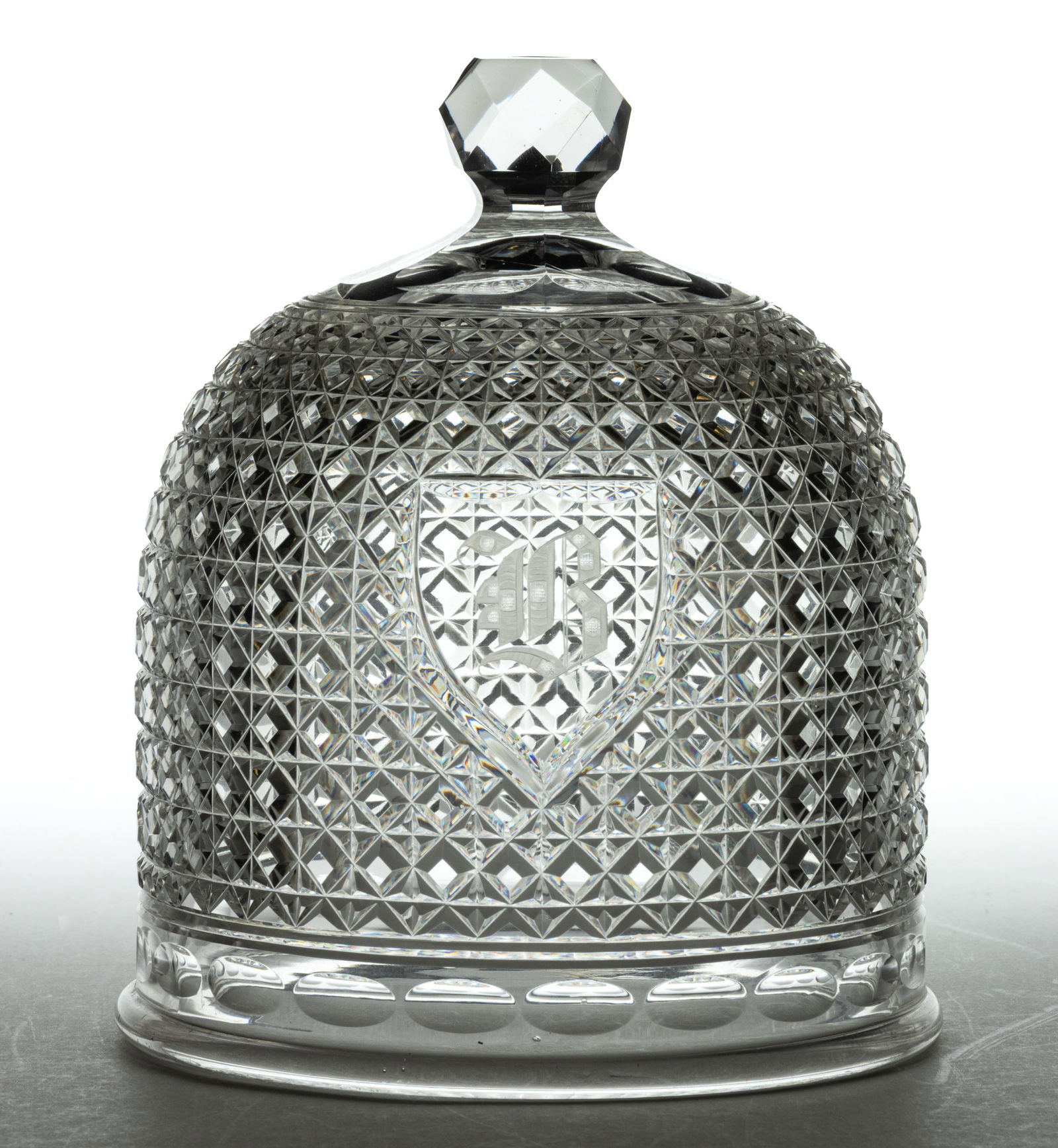 AMERICAN BRILLIANT CUT GLASS CHEESE DOME (1 of 1)