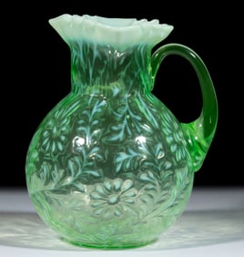 DAISY AND FERN BALL-SHAPE MOLD WATER PITCHER