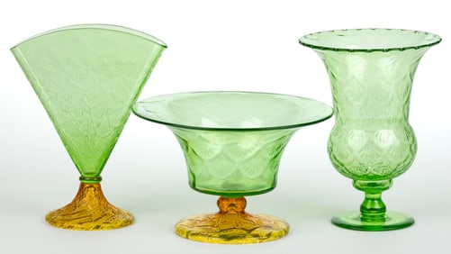 PUKEBERG TURKEY TRACK / ROYAL FAN ARTICLES, LOT OF THREE