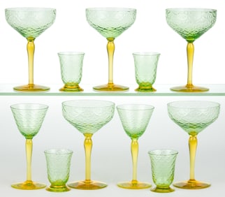 PUKEBERG TURKEY TRACKS / ROYAL FAN DRINKING ARTICLES, LOT OF 11