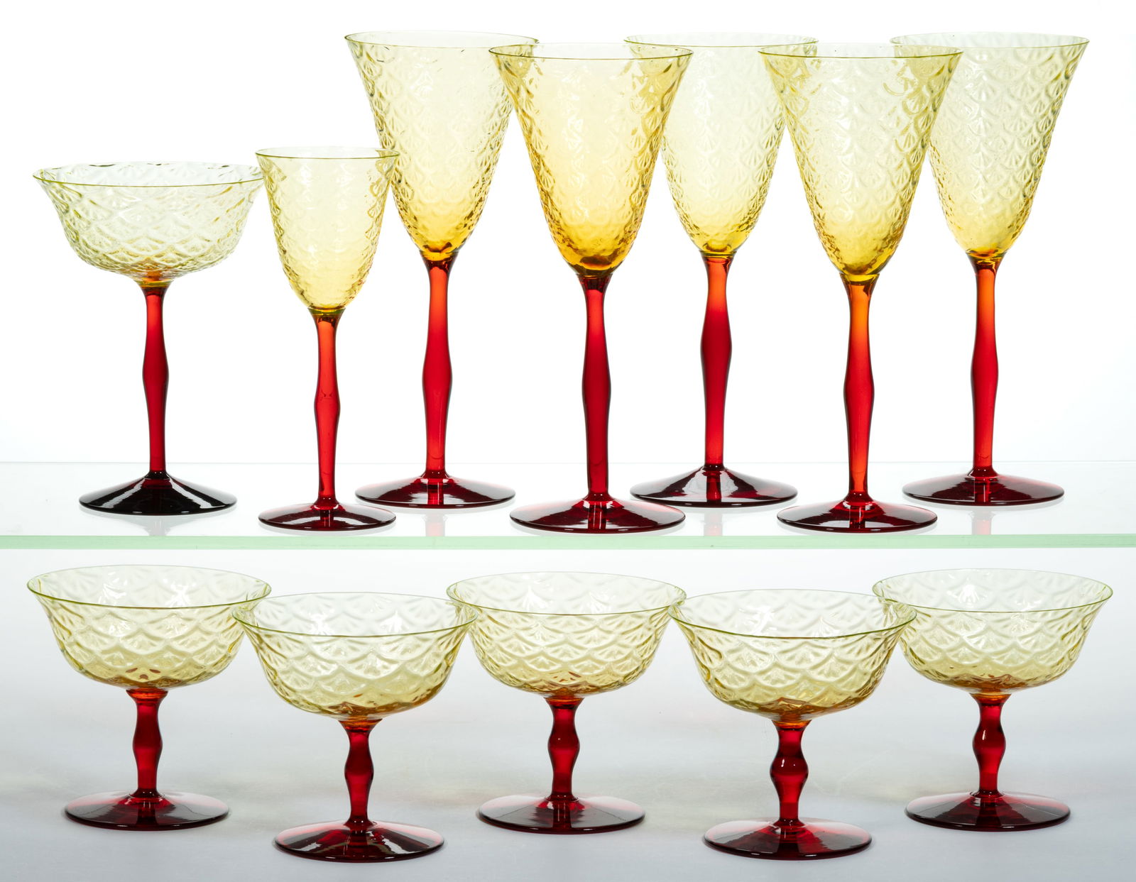 PUKEBERG TURKEY TRACKS / ROYAL FAN DRINKING ARTICLES, LOT OF 12 (1 of 1)