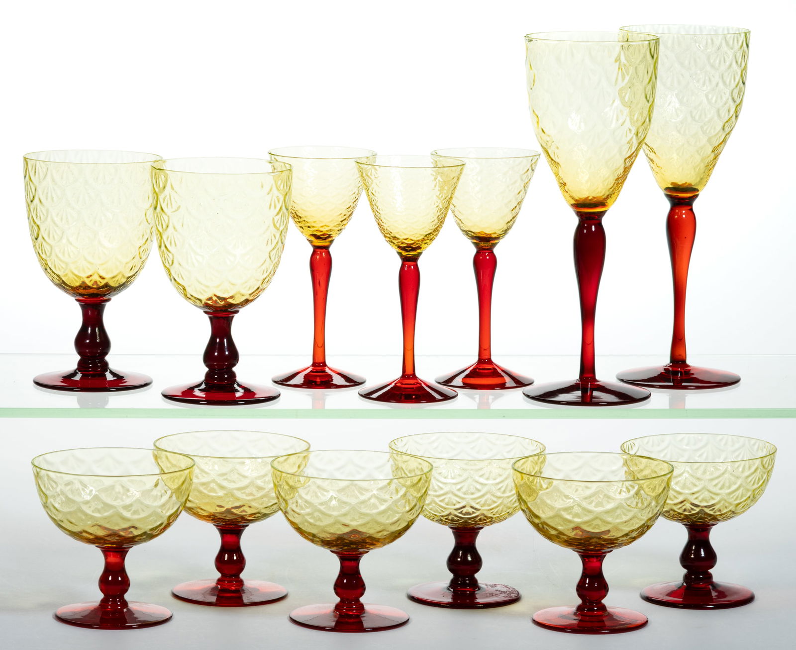 PUKEBERG TURKEY TRACKS / ROYAL FAN DRINKING ARTICLES, LOT OF 13 (1 of 1)