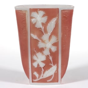 EXTREMELY RARE PHOENIX BACHELOR BUTTON VASE